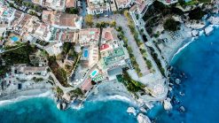 nerja centre aerial view